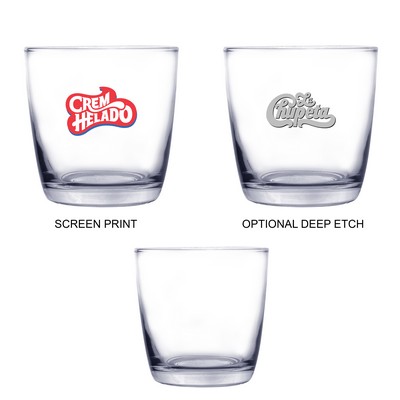 10.5 oz Old Fashioned Cocktail Glass (Screen Printed)