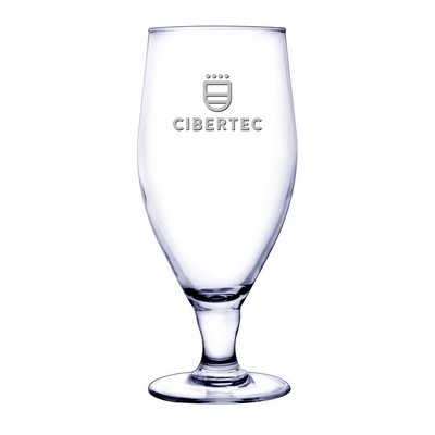 12.75 oz Pilsner Selection Footed Pilsner Glass (Deep Etch)